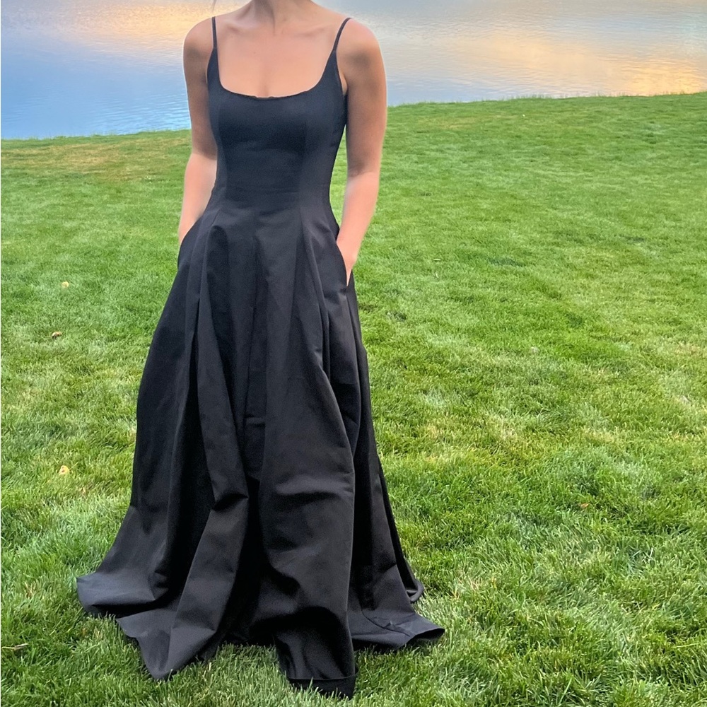 STAUD Joy Gown Black
